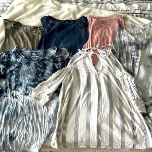 Lot of 6 medium American eagle soft and sexy tops tanks shirts